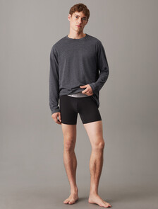 Crewneck Sleep Tee, BFC07 161  Dark Grey Heather, hi-res