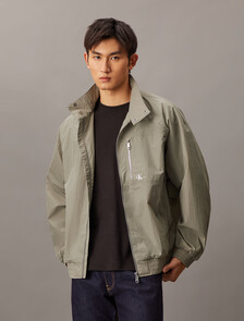 Lightweight Stand Collar Jacket, Rock Ridge, hi-res