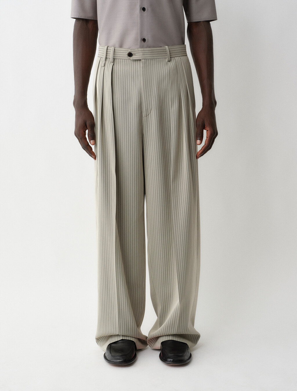 Baxter Pants, OATMEAL/ CHOCOLATE  (EUCALYPTUS), hi-res