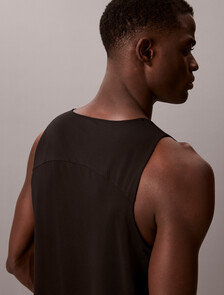 Icon Sport Mesh Tank Top, Black, hi-res