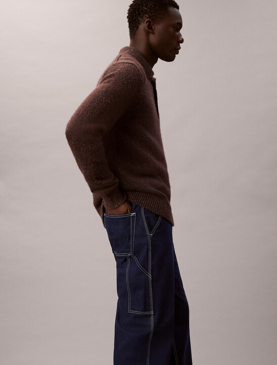 Denim Darted Carpenter Jeans