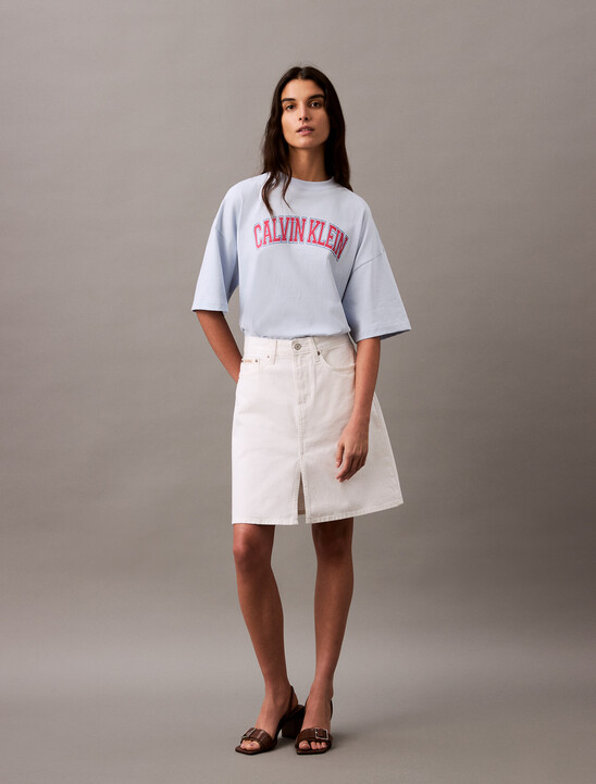 Standard Logo Boxy Varsity Tee