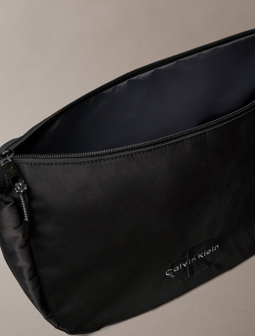 Nylon Signature Crossover Sling Bag, Black, hi-res