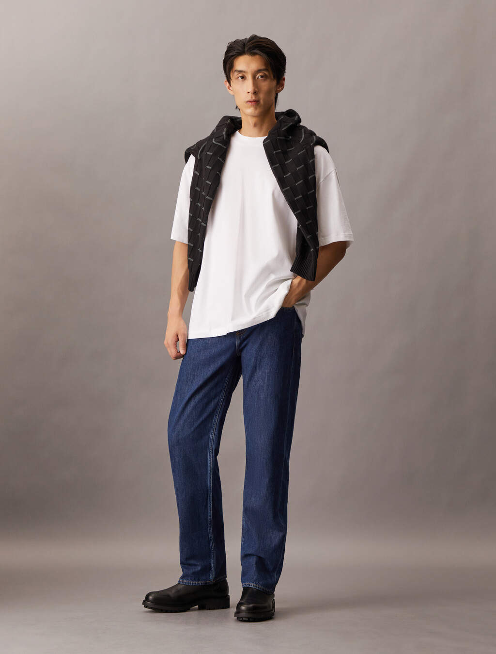 Institutional Tee, Bright White, hi-res