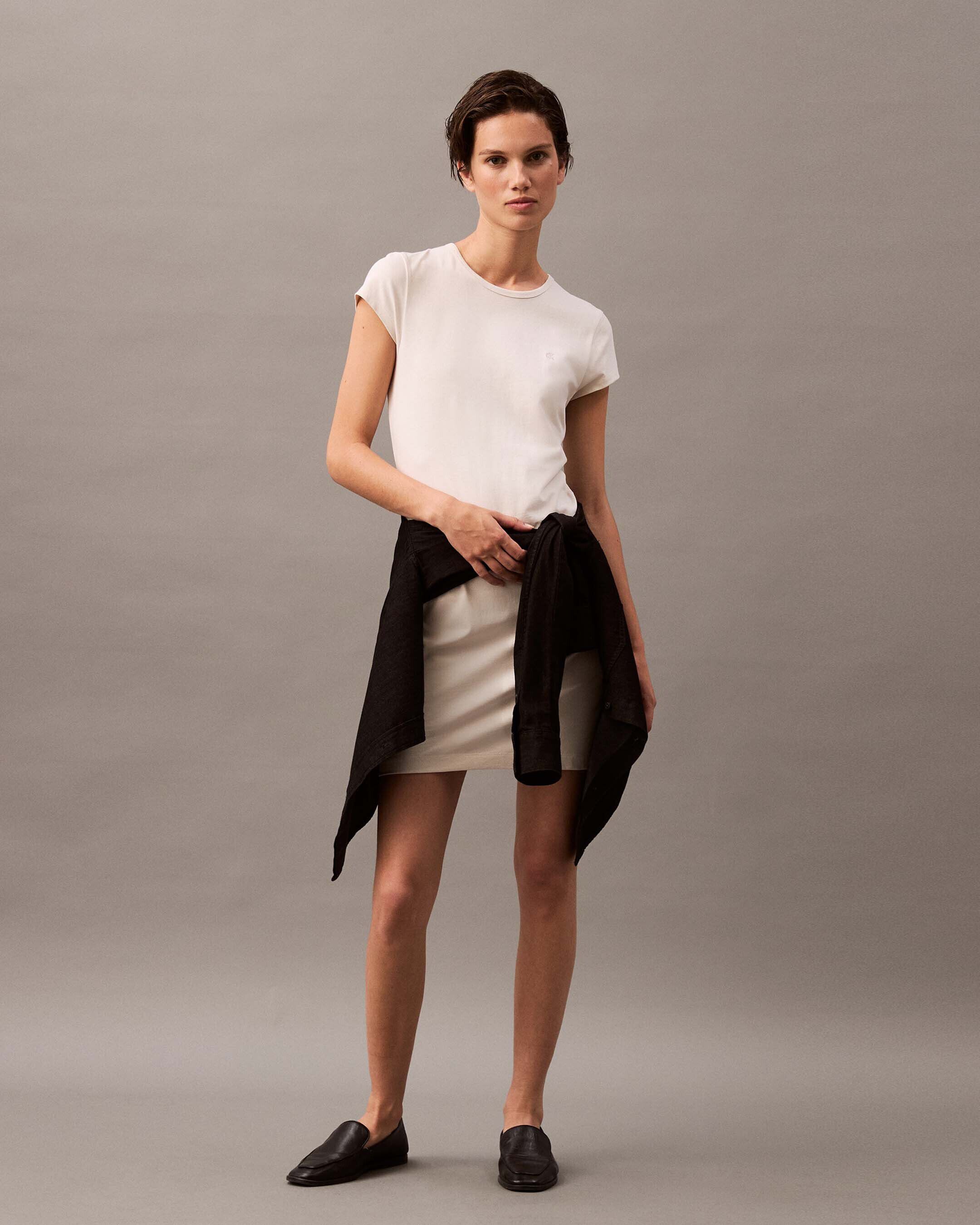 Archive Logo Baby T-shirt Dress | natural | Calvin Klein Taiwan