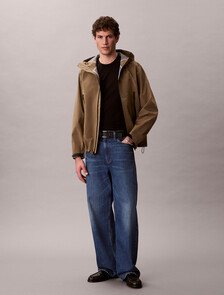 修身雙面針織 Supima 棉質 T 恤, Black, hi-res