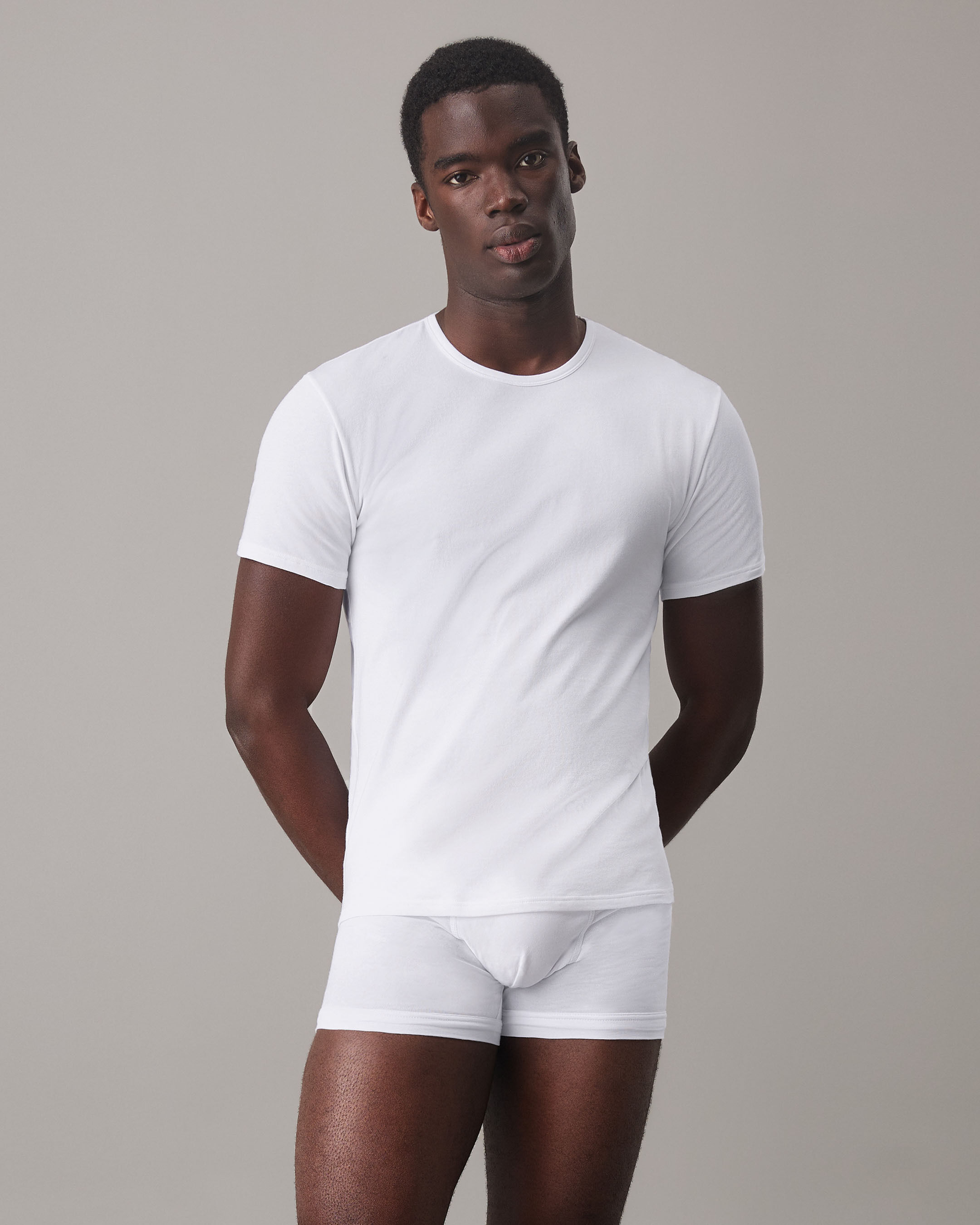 Calvin klein cotton stretch crew neck t shirt clearance