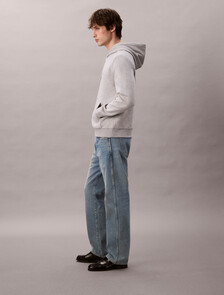 Archive Logo Fleece Hoodie, Heroic Grey Heather, hi-res