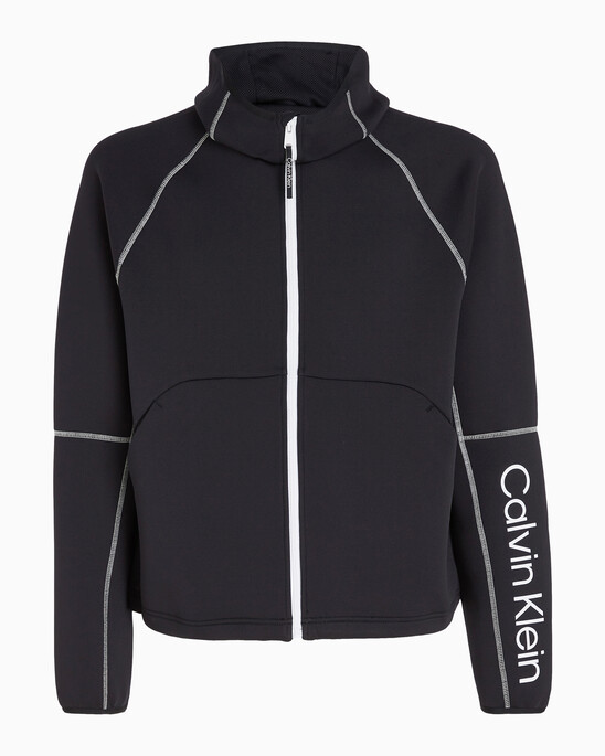 Zip Up Logo Hoodie