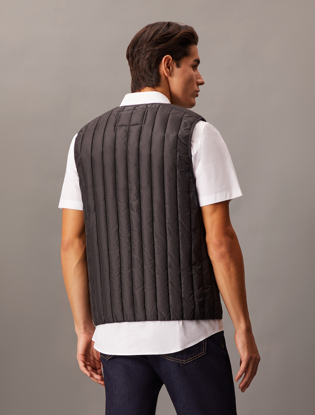 Ultra Lightweight Padded Vest, Ck Black, hi-res
