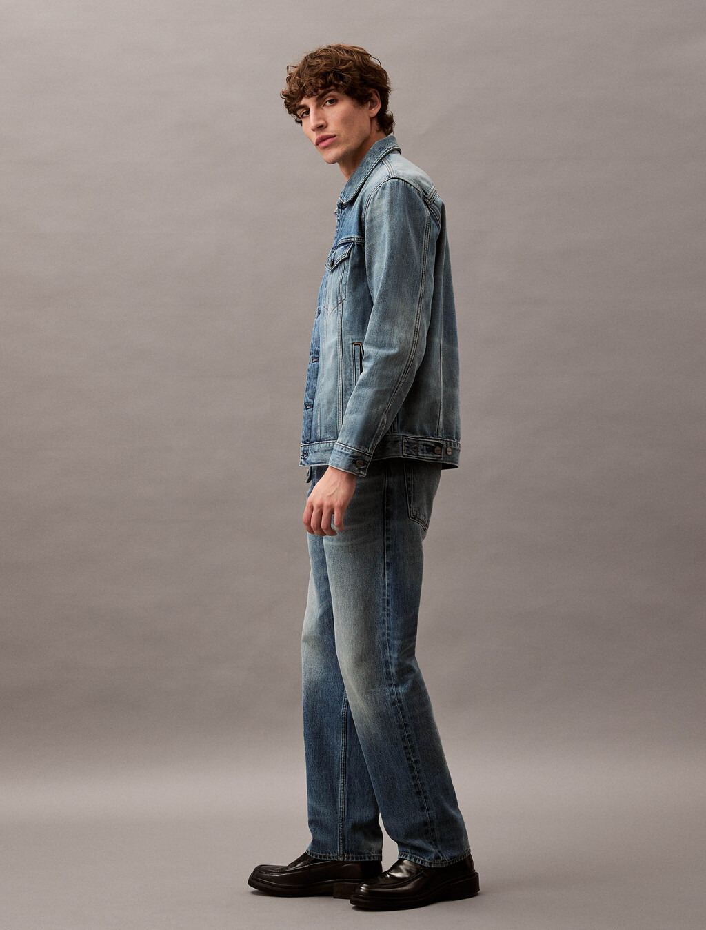 Selvedge Modern Loose Fit Jeans, ALLOY INDIGO, hi-res