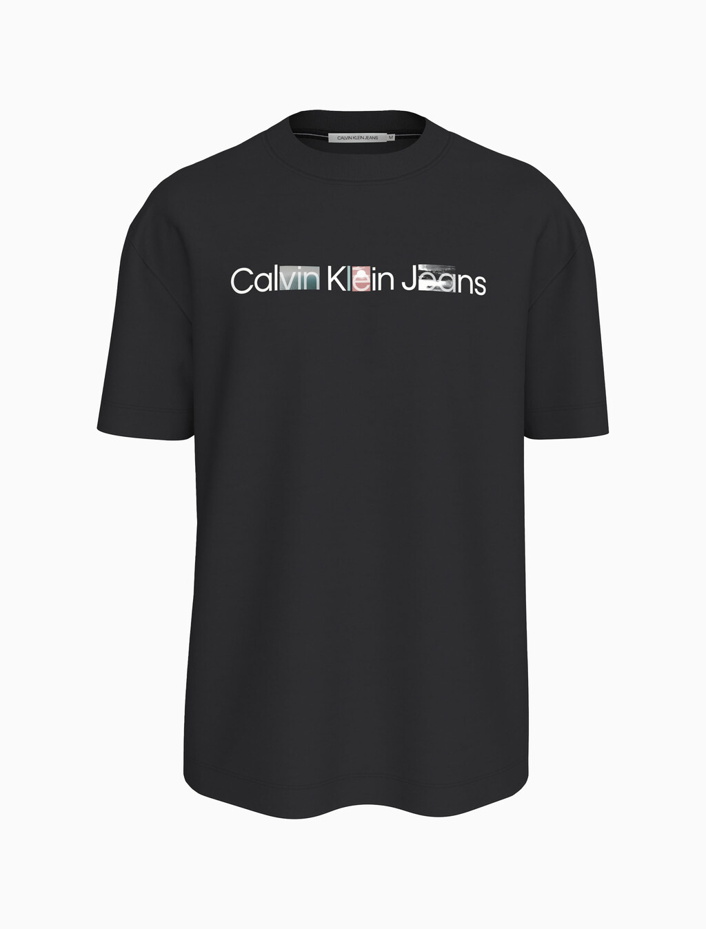 Logo Photo Print T-shirt, CK BLACK, hi-res