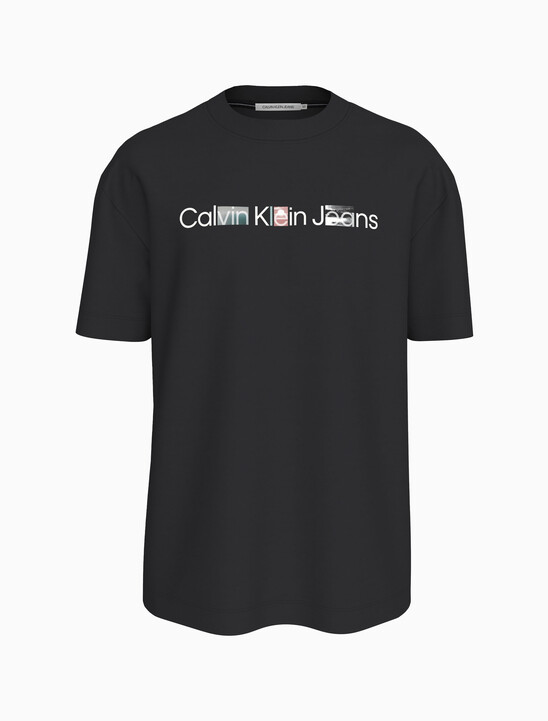 Logo Photo Print T-Shirt
