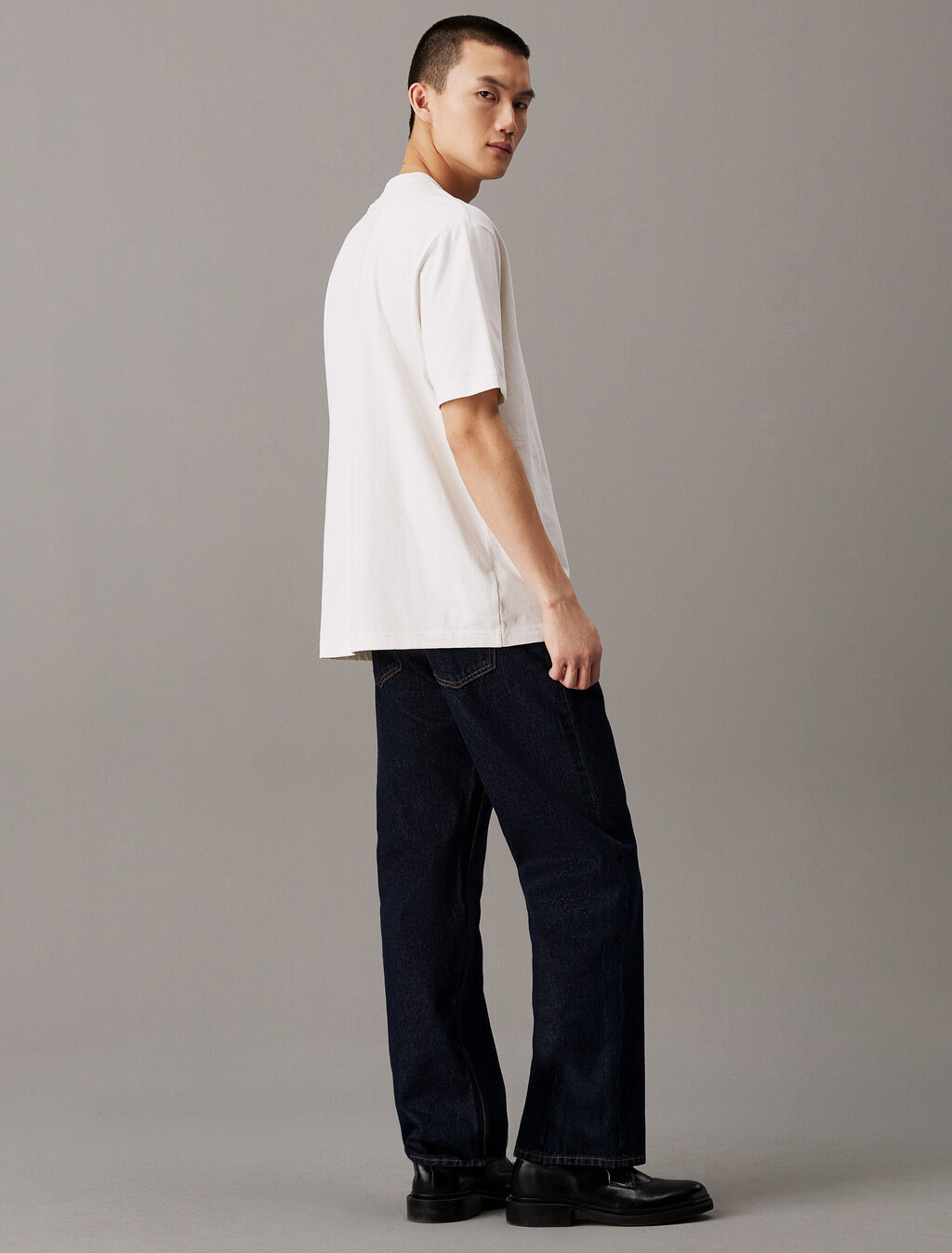 Relaxed Photo Print T-shirt, Ivory, hi-res