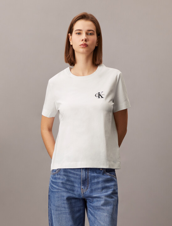 Core Essentials Monogram 刺繡 T 恤