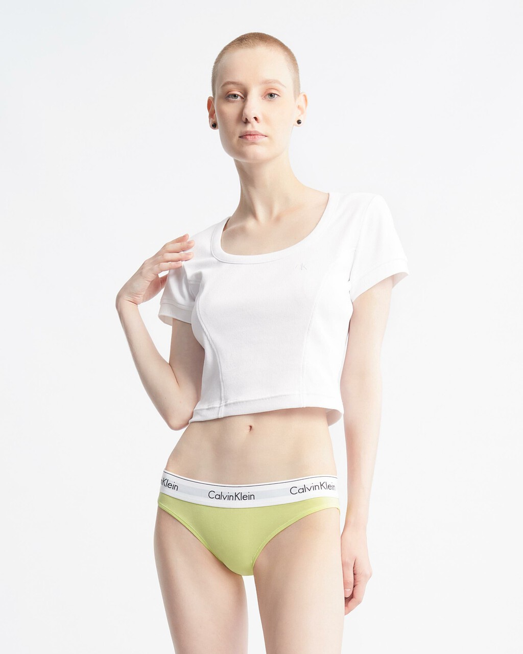 Modern Cotton Bikini, Sunny Lime, hi-res