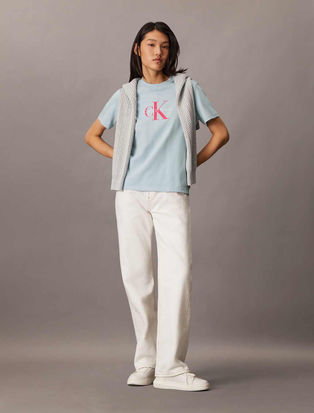 經典 Monogram 圓領 T 恤, Niagara Mist, hi-res