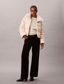 Corduroy Down Puffer Jacket, Birch, hi-res