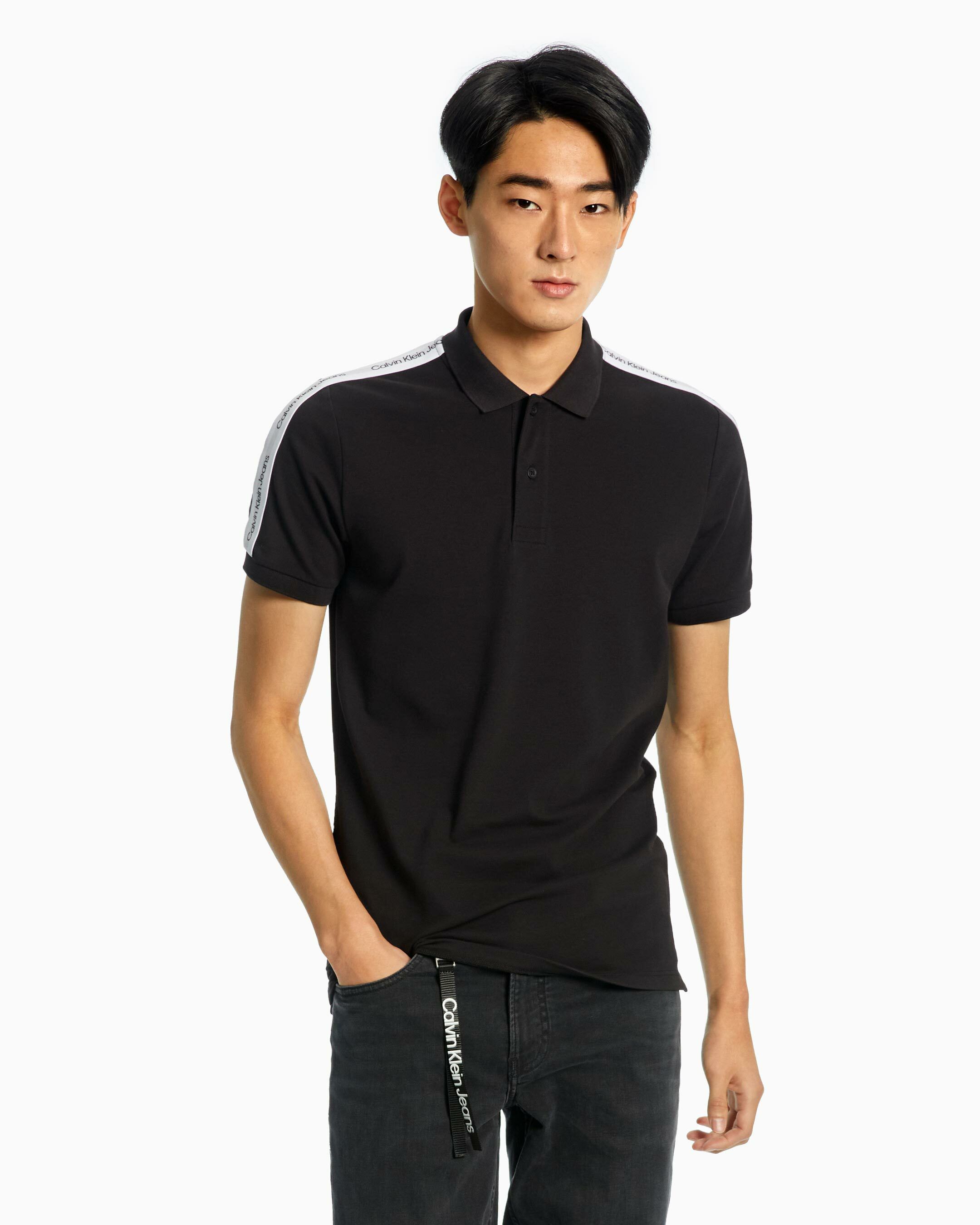 Reimagine Logo Tape Polo Shirt