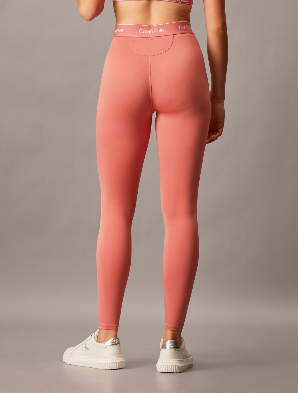 Essentials Modern Sport 高腰七分緊身褲, Antique Pink, hi-res