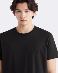 Cooling Monogram 壓花標誌 T 恤, Ck Black, hi-res