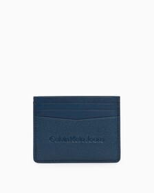 Micro Pebble Card Case, ONYX BLUE, hi-res