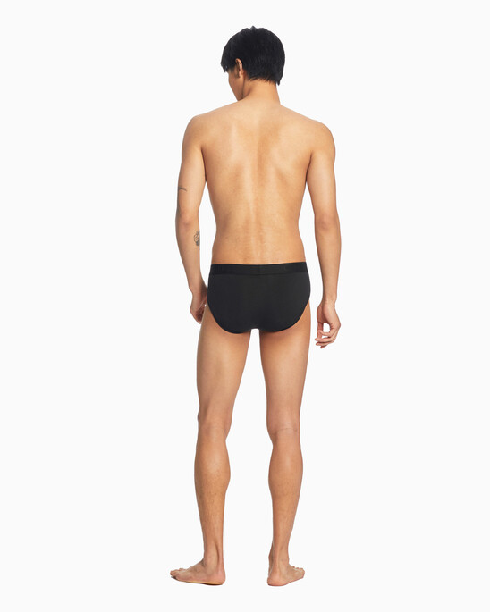 CK BLACK COTTON 低腰三角褲
