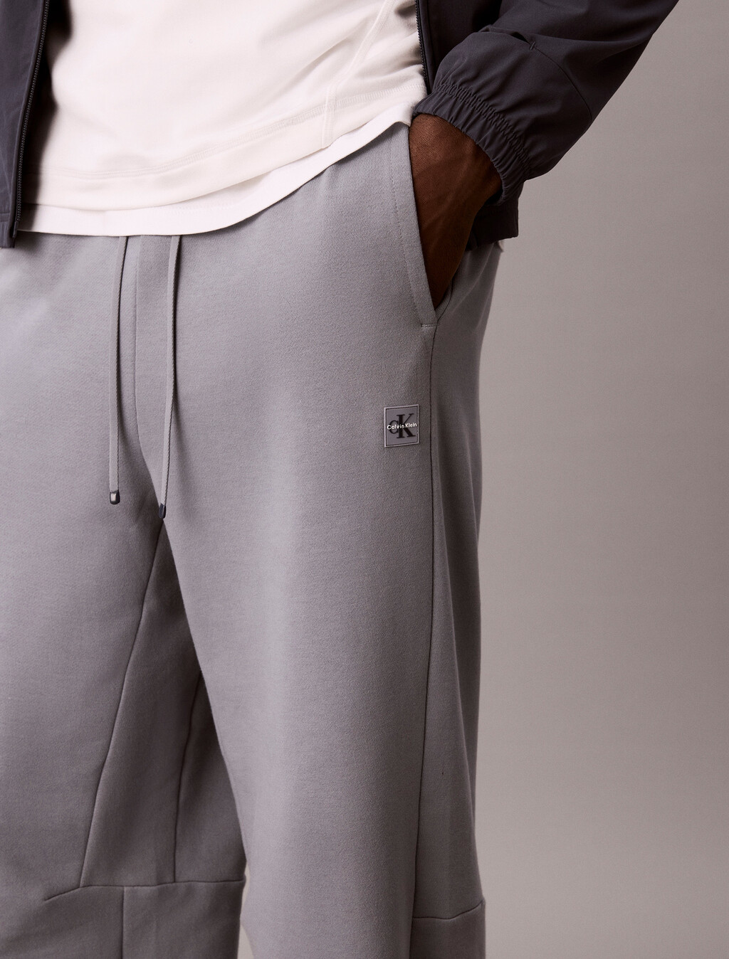 Graphic Monogram Jogger, Grey Thunder, hi-res