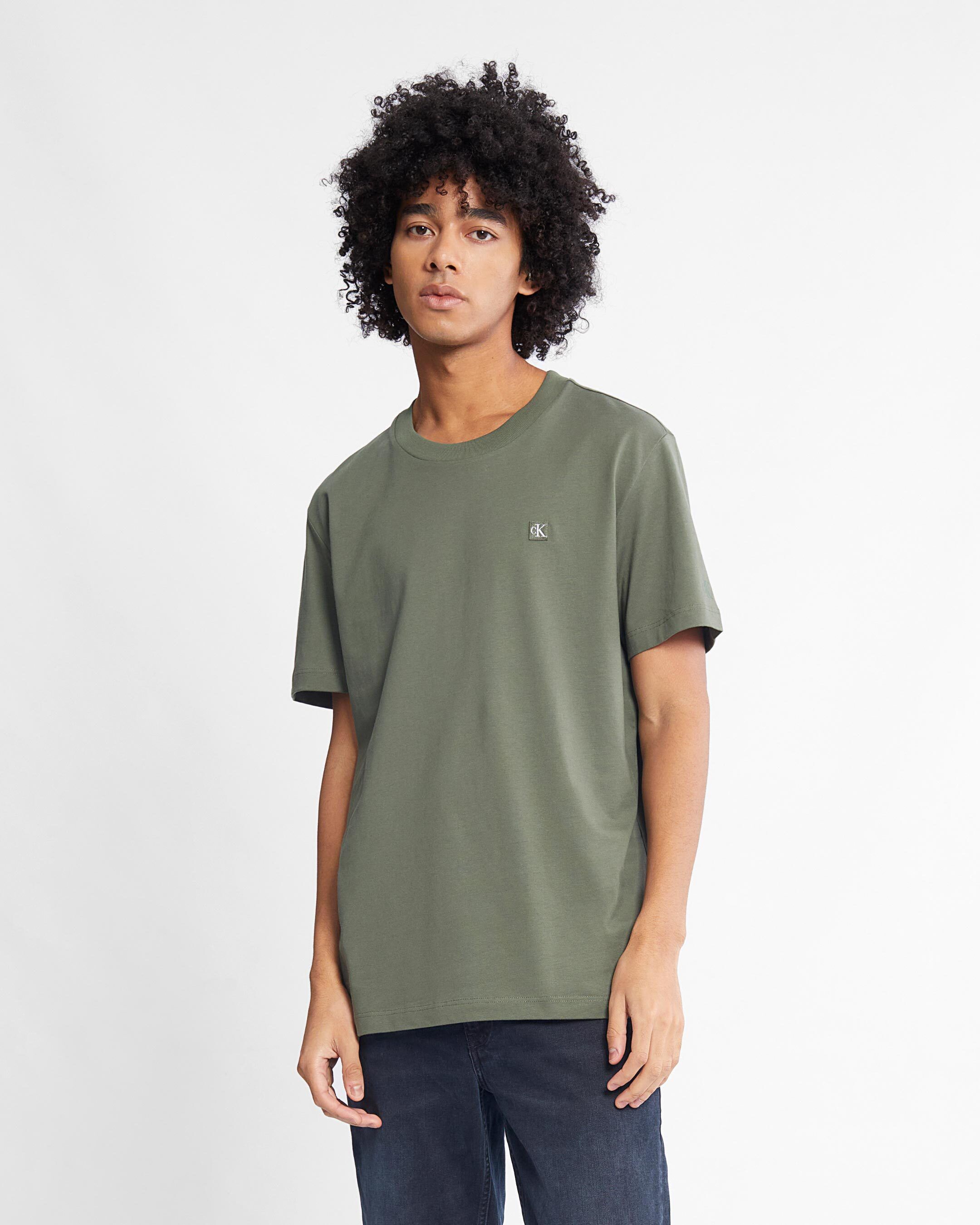 Calvin klein sleepwear logo crew t best sale shirt
