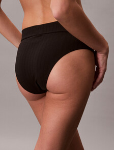 Heritage 經典棉質比基尼內褲, Black, hi-res