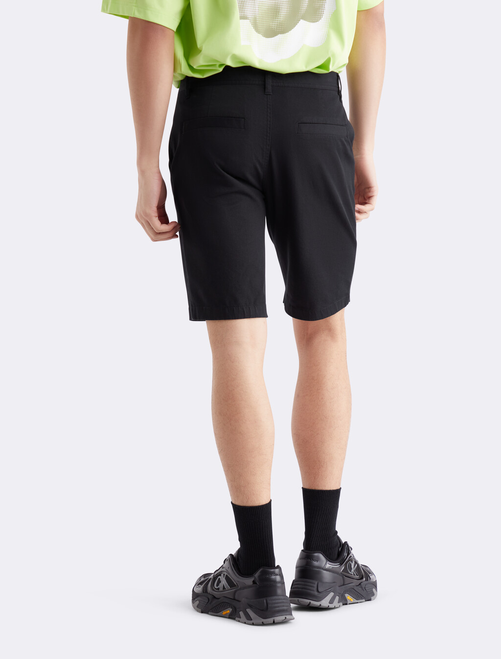 Straight Chino Shorts, CK BLACK, hi-res