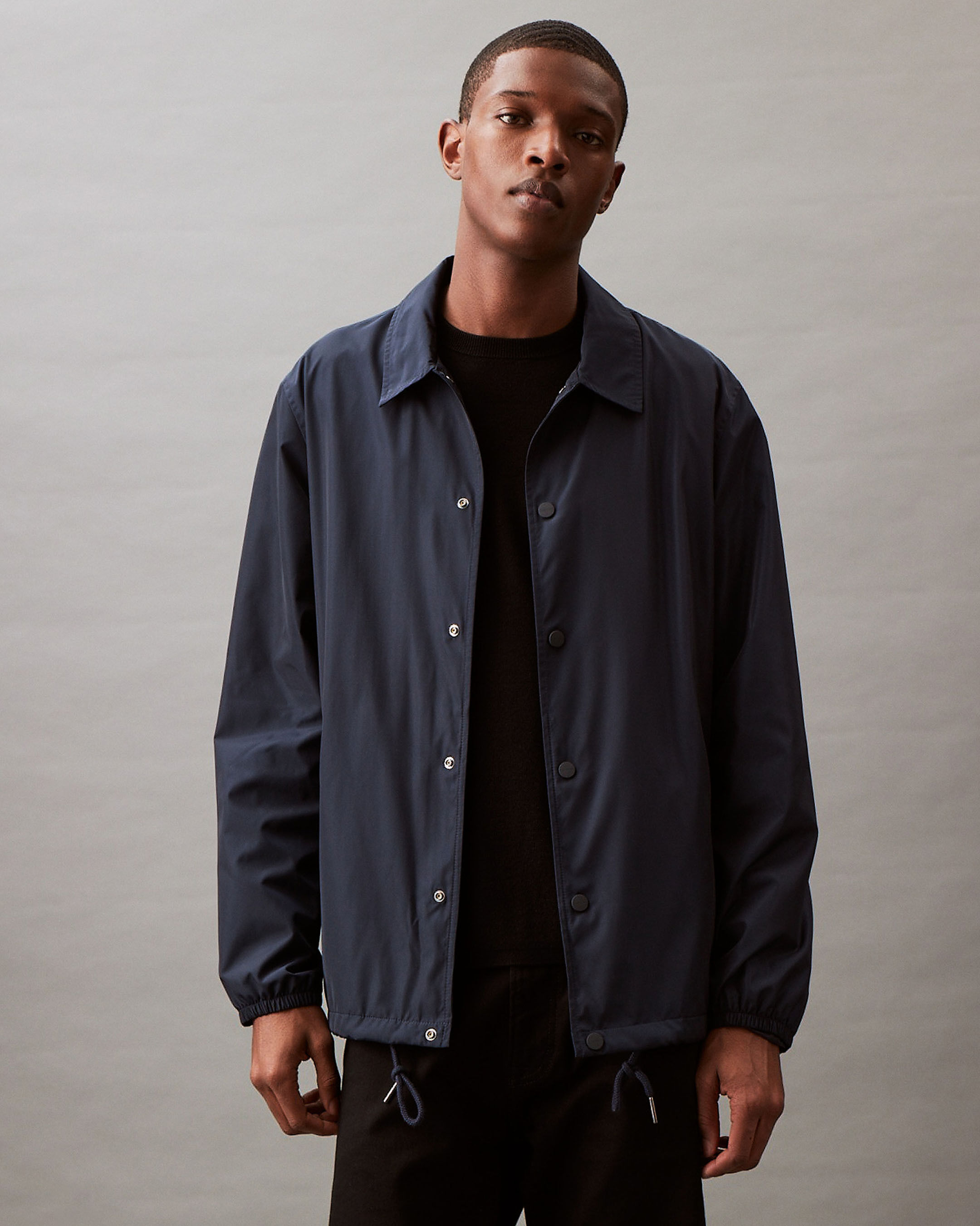 Nylon Coaches Jacket blue Calvin Klein Taiwan