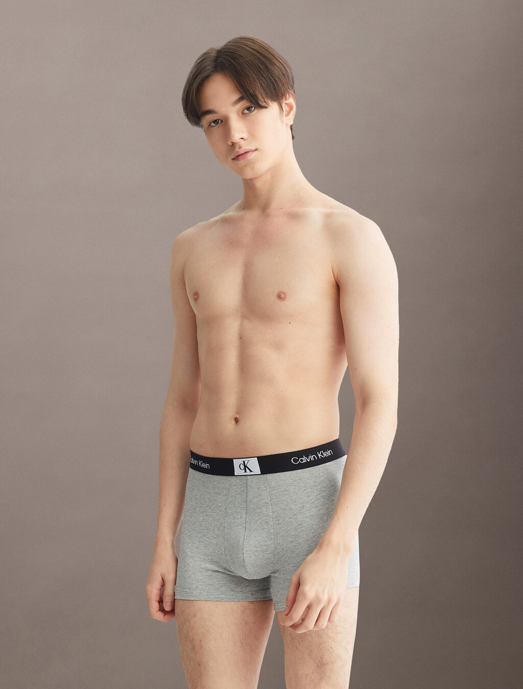 Calvin Klein 1996 Trunks, Grey Heather, hi-res