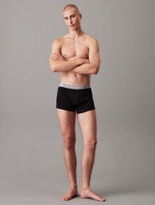 Cotton Classics 純棉內褲 3 件組, black w/ glacier wb/ black w/ grey heather wb/ bla, hi-res