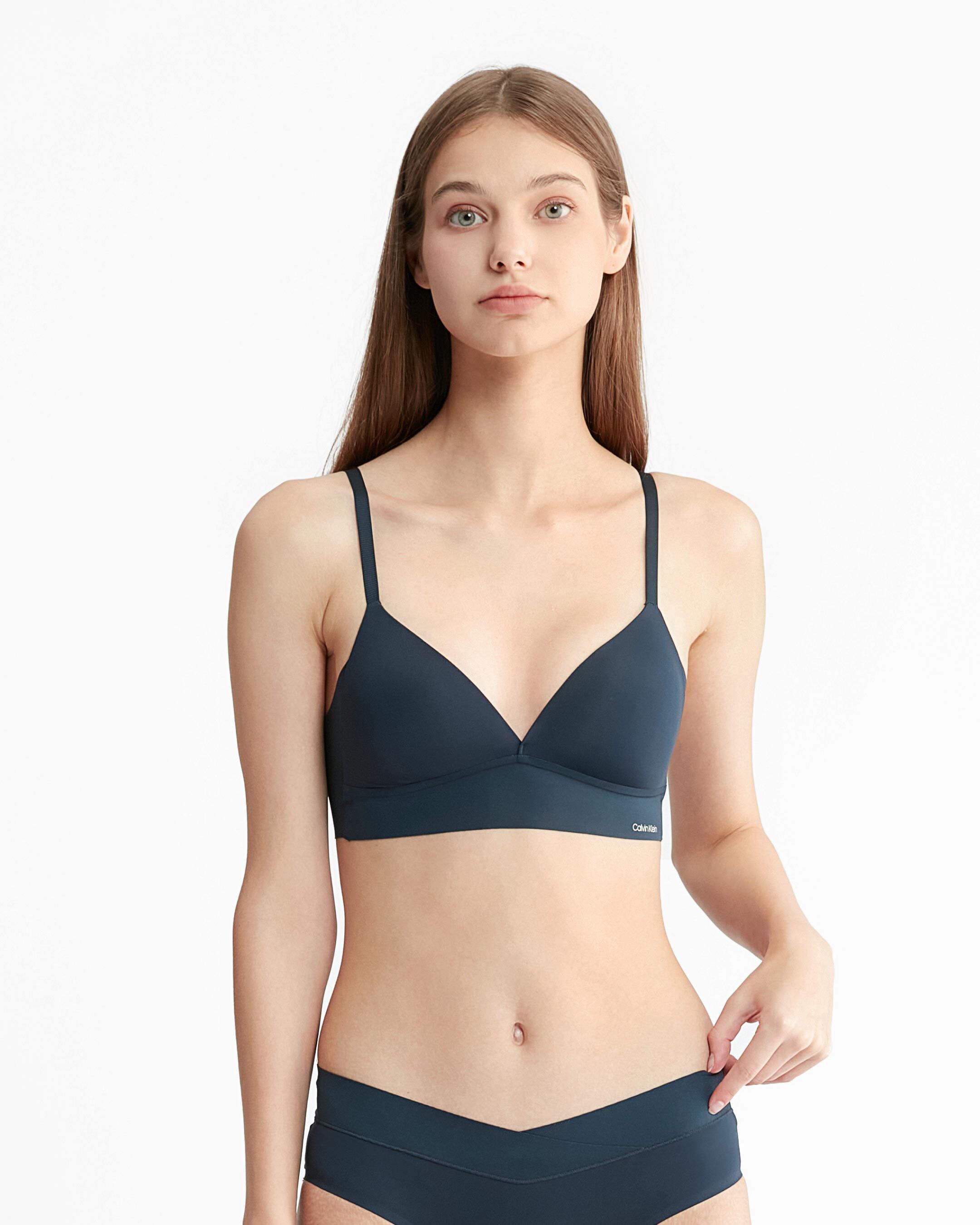 Calvin klein tonal logo sales lightly lined bralette