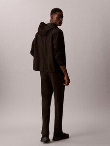 抗潑水運動性能長褲, Black, hi-res