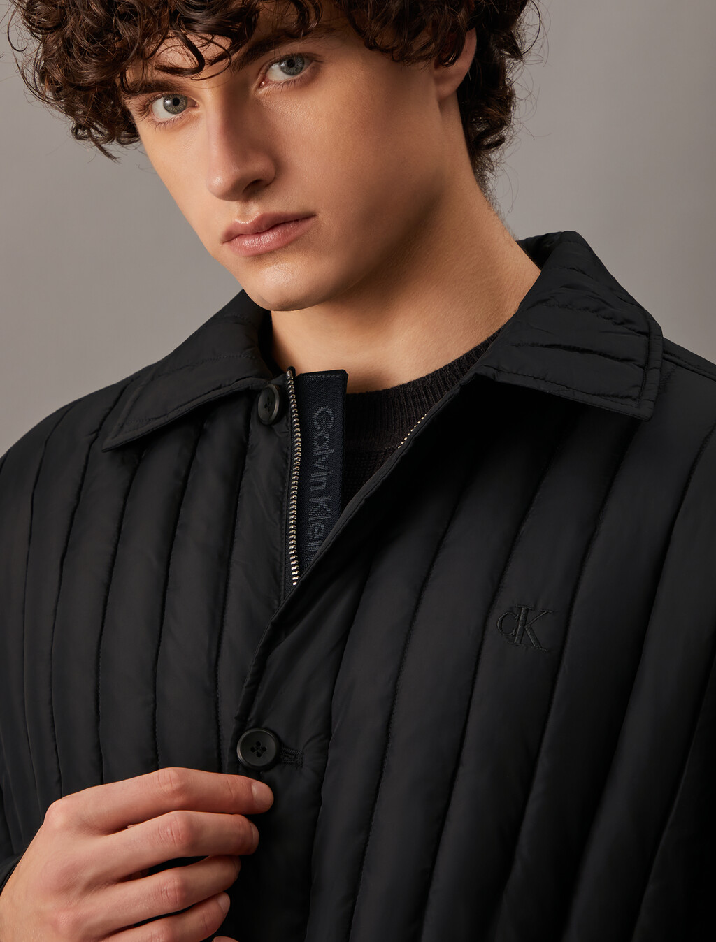 Ultra Lightweight Padded Jacket, Ck Black, hi-res