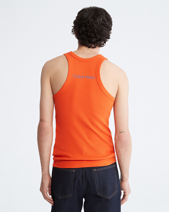 Standards Ribbed Twirl Graphic Tank Top