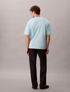 Calvin Logo 圓領上衣, Stratosphere, hi-res