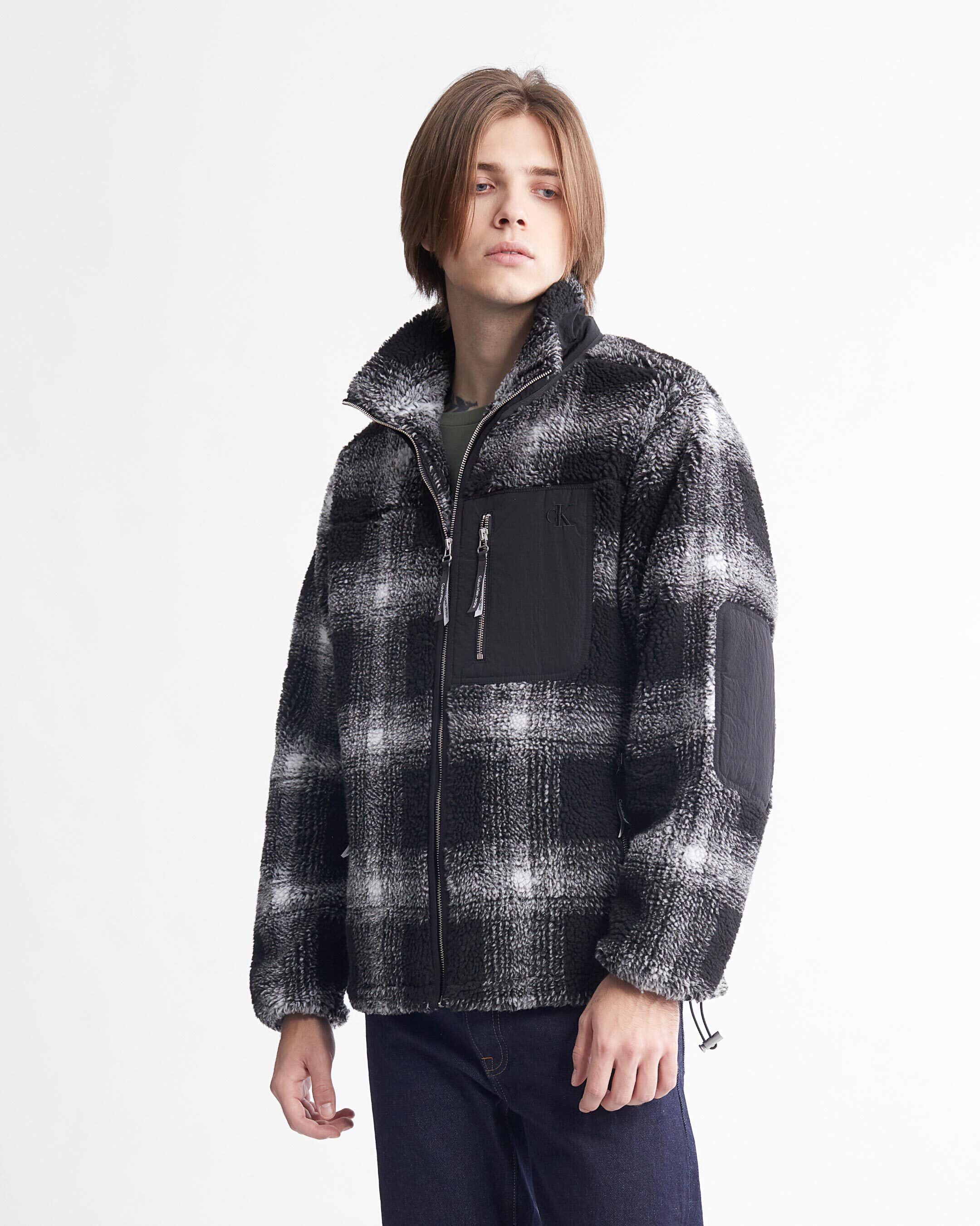 Calvin klein sherpa top jacket
