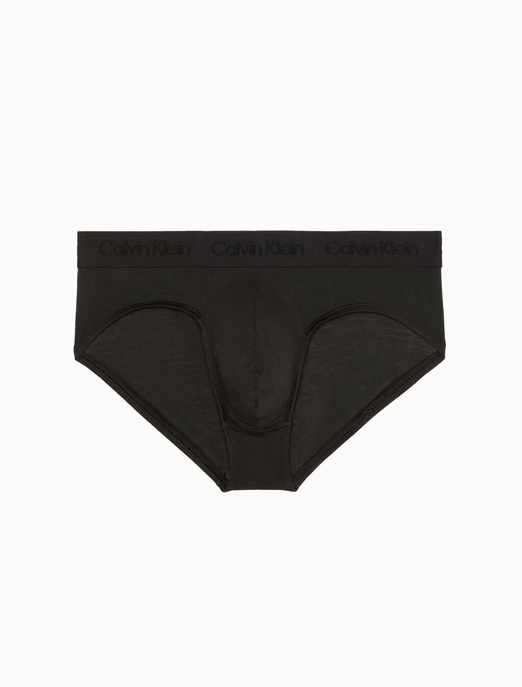 CK Black Ultra Soft Cashmere Hipster Briefs, Black, hi-res