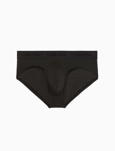 CK Black Ultra Soft Cashmere Hipster Briefs, Black, hi-res