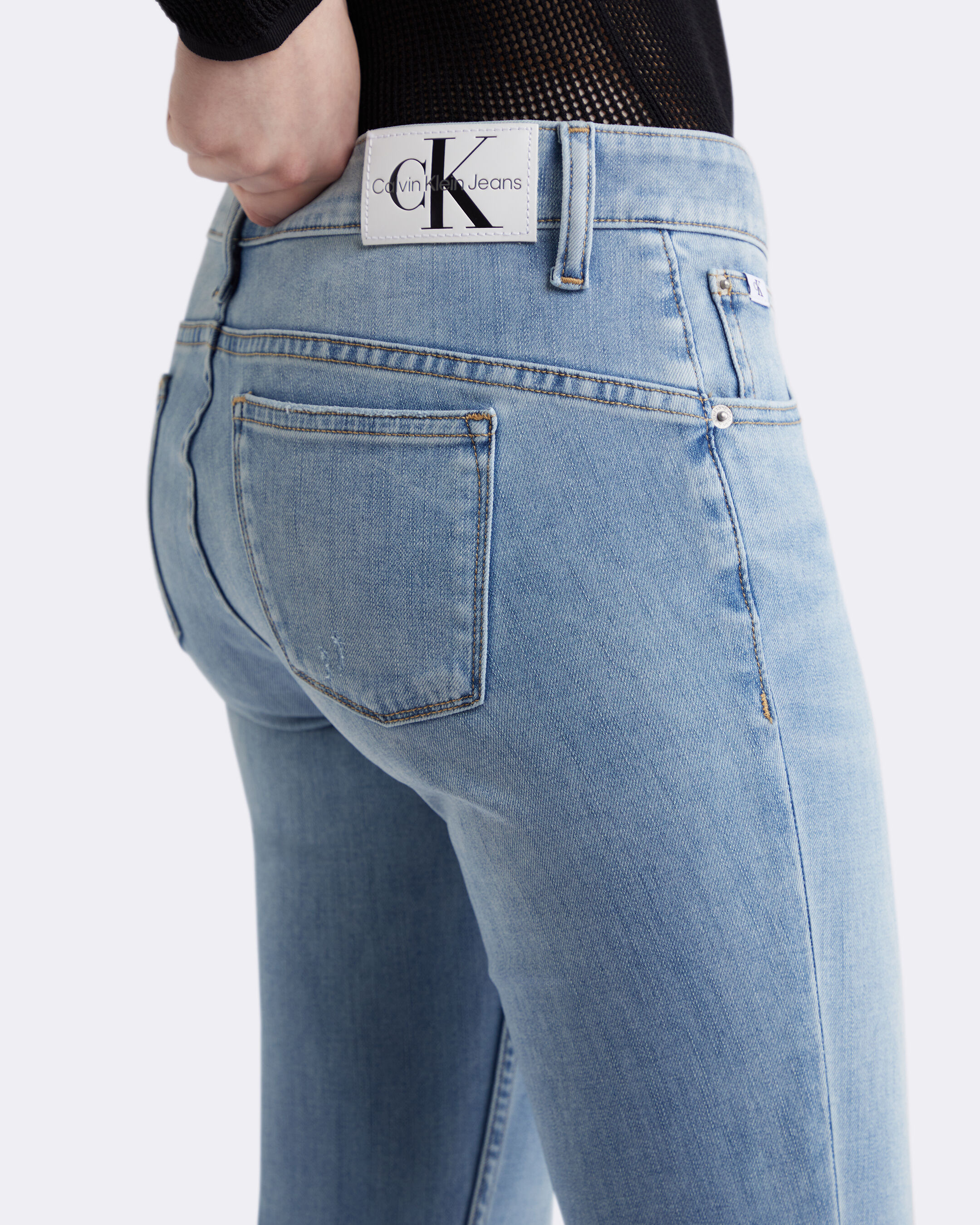 37.5 雙彈力Body 九分牛仔褲| blue | Calvin Klein 台灣