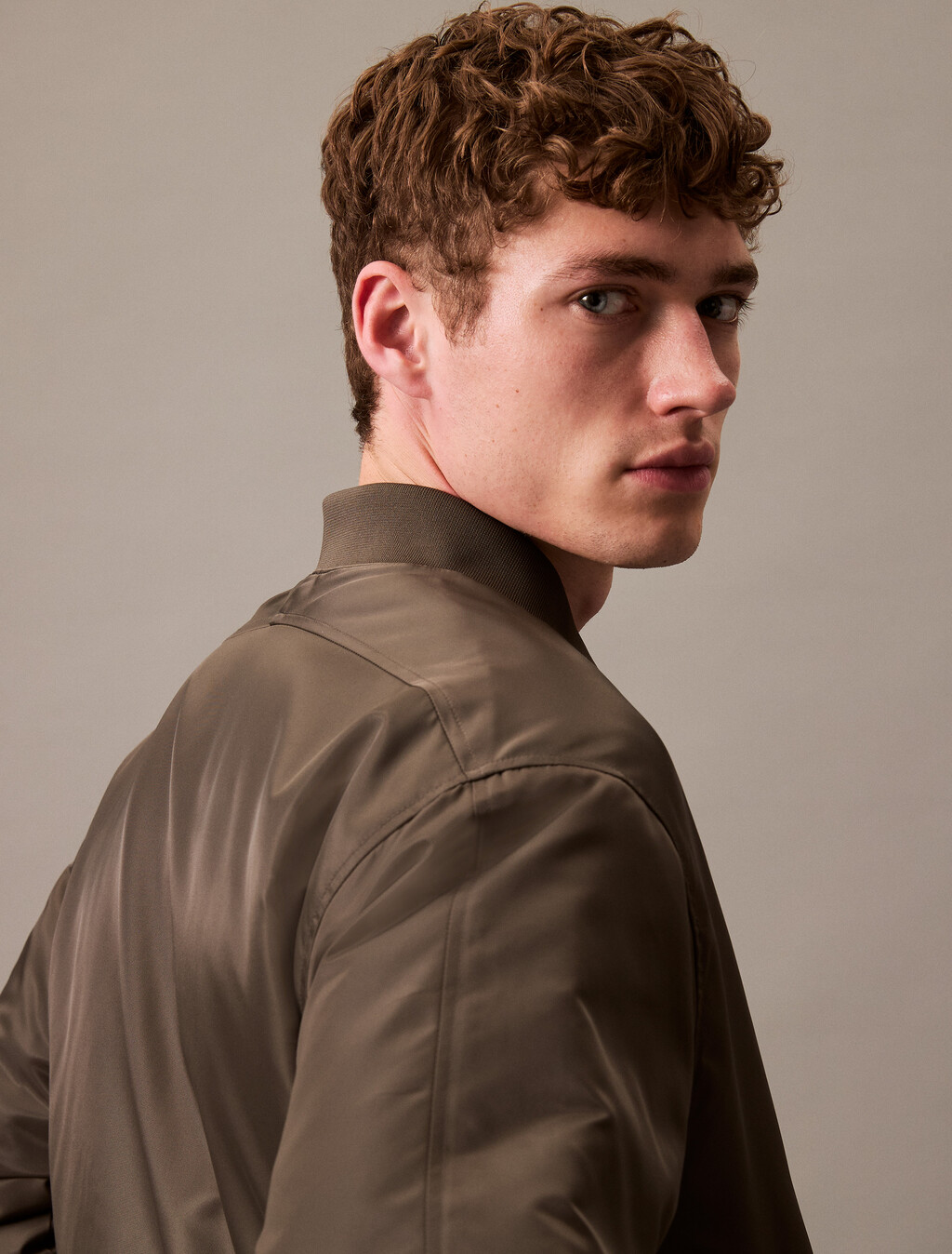 鋪棉尼龍飛行員外套, Beluga, hi-res