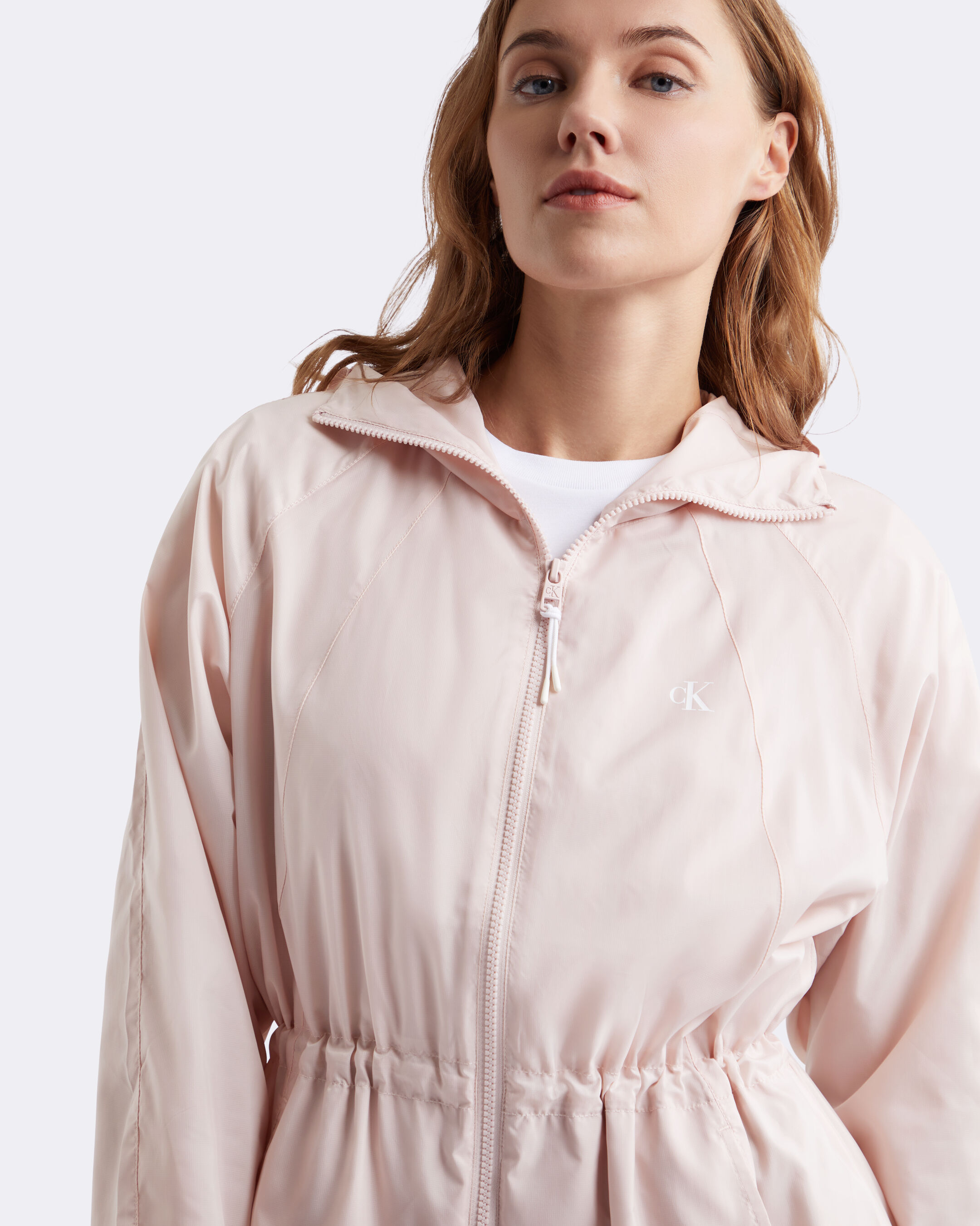 Waisted Zip Up Jacket pink Calvin Klein Taiwan