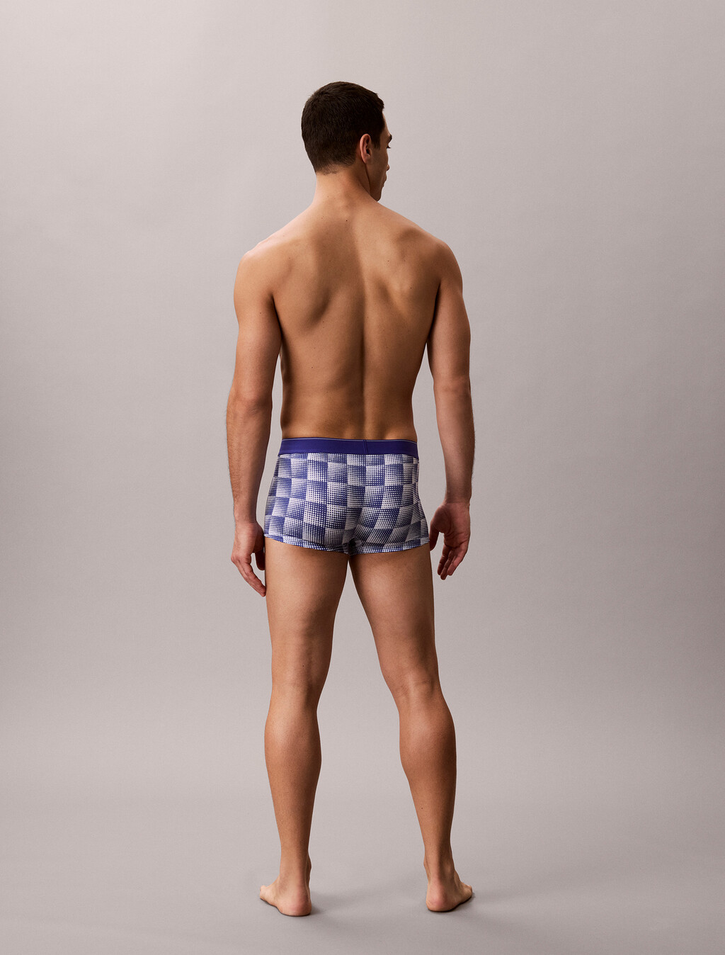 Graphic Monogram Low Rise Trunk, PIXEL GRADIENT BLUE RIVER FOG, hi-res