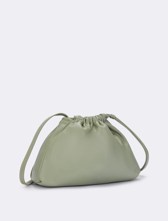 Gathered Drawstring Crossbody