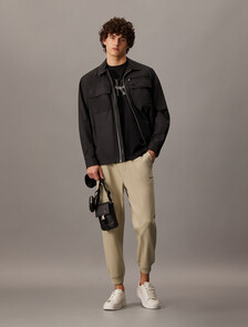 Institutional Logo Sweatpants, Plaza Taupe, hi-res