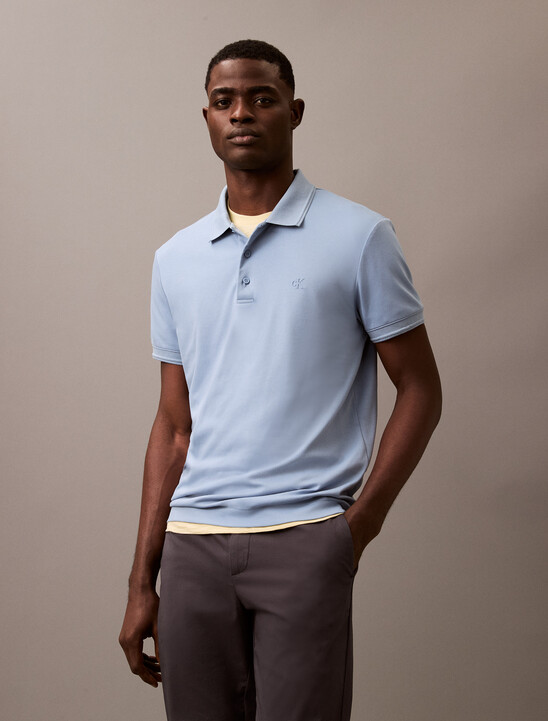 Monogram 壓花標誌飾邊 Polo 衫