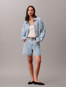 Needle punch Denim Trucker Jacket, CK TROPIC, hi-res